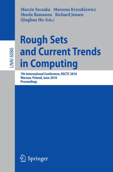 Produktbild: Rough Sets and Current Trends in Computing