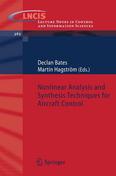 Produktbild: Nonlinear Analysis and Synthesis Techniques for Aircraft Control