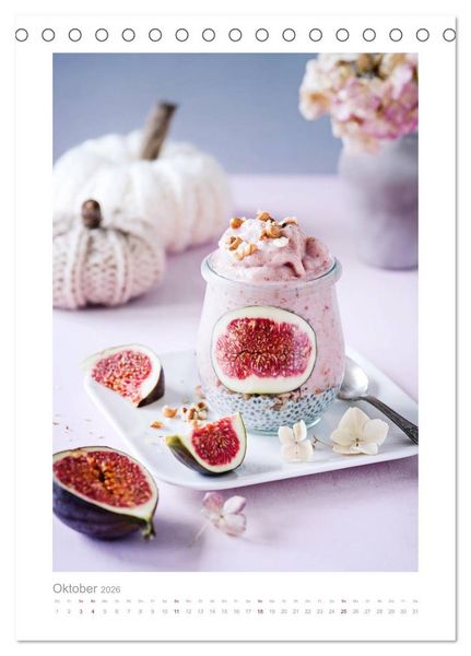 Produktbild: Himmlisch lecker! S&uuml;&szlig;e Desserts und andere Naschereien (Tischkalender 2026 DIN A5 hoch), CALVENDO Monatskalender
