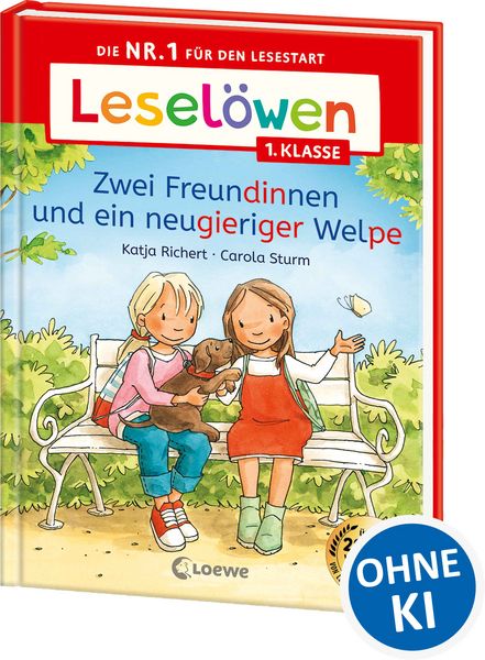 Produktbild: Lesel&ouml;wen 1. Klasse - Zwei Freundinnen und ein neugieriger Welpe