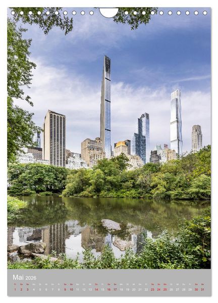 Produktbild: NEW YORK CITY Architektur und Atmosph&auml;re (Wandkalender 2026 DIN A4 hoch), CALVENDO Monatskalender