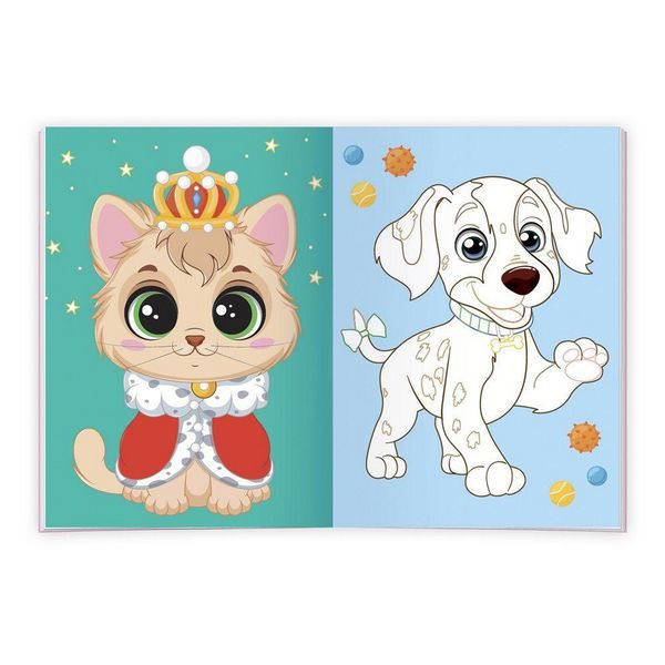 Produktbild: TR&Ouml;TSCH - Stickermalbuch Diamantenzauber Tierfreunde