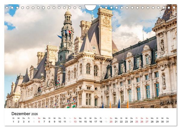 Produktbild: Paris, s'il vous pla&icirc;t! (Wandkalender 2026 DIN A4 quer), CALVENDO Monatskalender