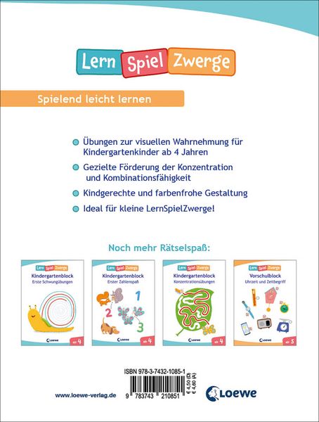 Produktbild: Die neuen LernSpielZwerge - Beobachten, erkennen, erfassen