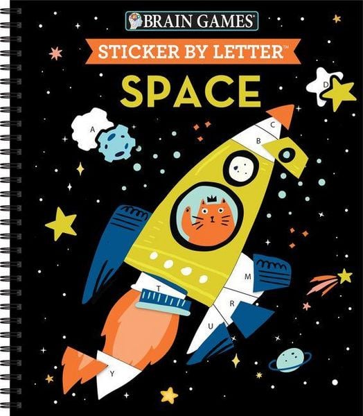 Produktbild: Brain Games - Sticker by Letter: Space