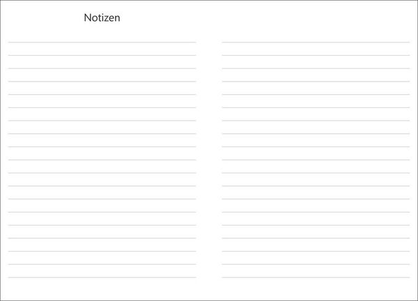 Produktbild: Kalenderbuch A7 gr&uuml;n 2027
