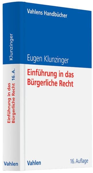 Produktbild: Einf&uuml;hrung in das B&uuml;rgerliche Recht