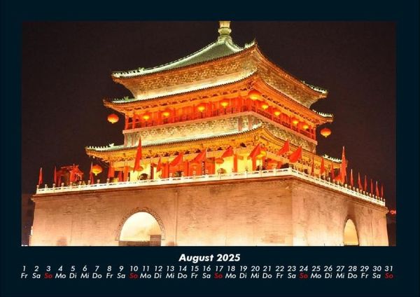 Produktbild: Tempel unserer Erde 2025 Fotokalender DIN A4