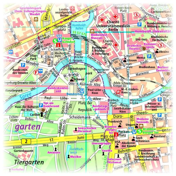 Produktbild: Publicpress Stadtplan Berlin 1:18.000