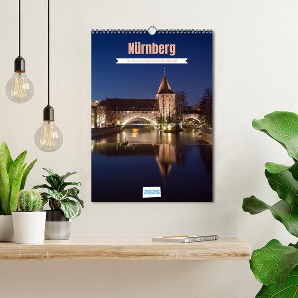 Produktbild: N&uuml;rnberg - Die faszinierende historische Altstadt (Wandkalender 2026 DIN A3 hoch), CALVENDO Monatskalender