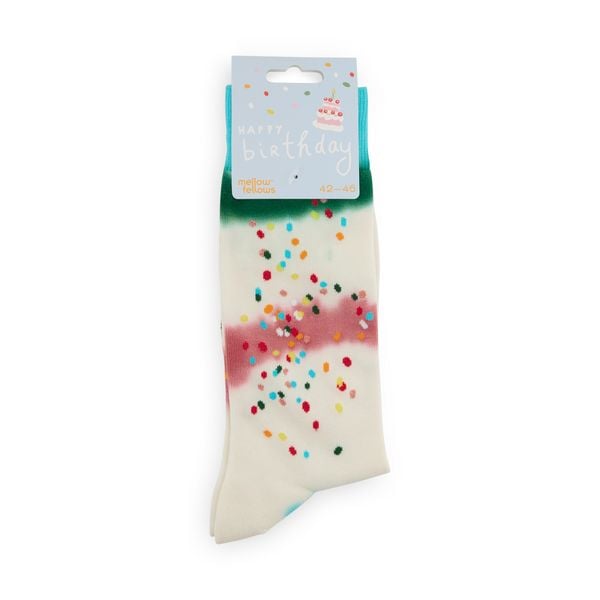 Produktbild: Socke "HappyBirthday" Gr. 42-46