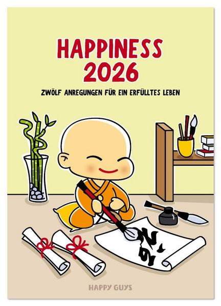 Produktbild: Happiness 2026 (Wandkalender 2026 DIN A4 hoch), CALVENDO Monatskalender