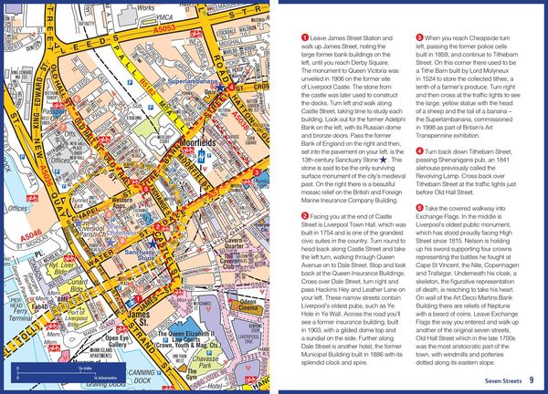 Produktbild: A -Z Liverpool Hidden Walks