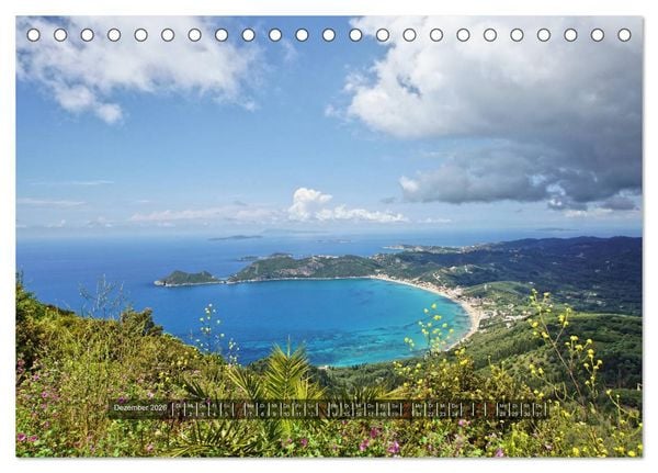 Produktbild: Sch&ouml;nes Korfu (Tischkalender 2026 DIN A5 quer), CALVENDO Monatskalender