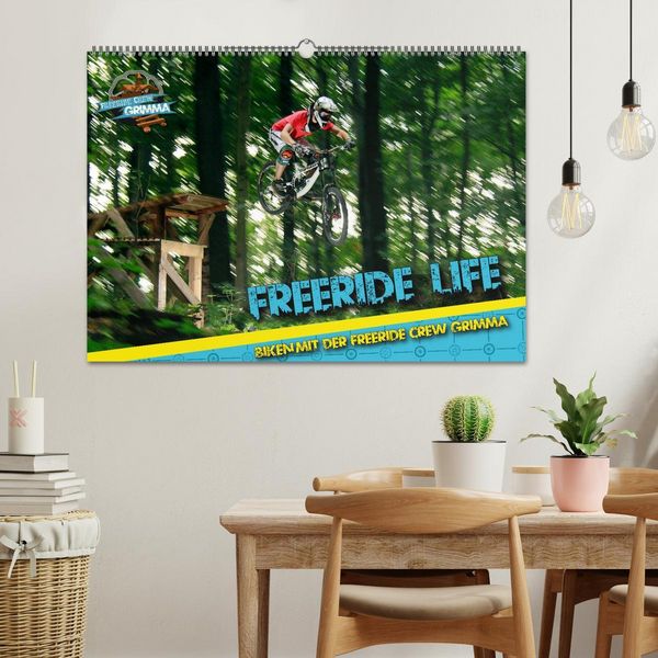 Produktbild: Freeride Life (Wandkalender 2026 DIN A2 quer), CALVENDO Monatskalender