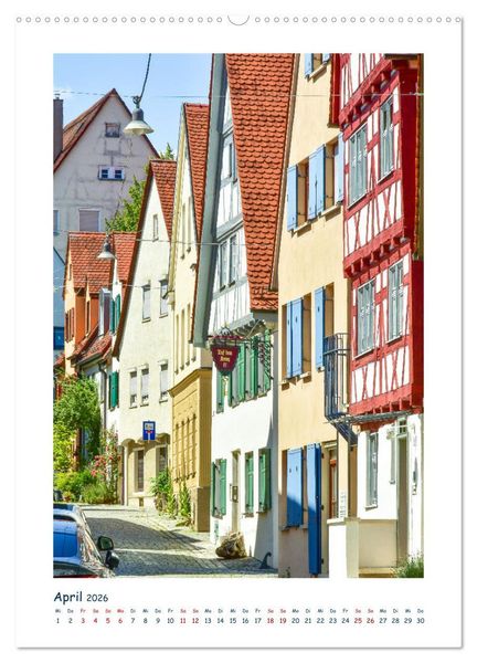 Produktbild: Ulm Fassaden der Stadt (hochwertiger Premium Wandkalender 2026 DIN A2 hoch), Kunstdruck in Hochglanz