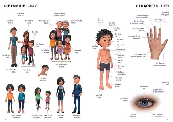 Produktbild: Bildw&ouml;rterbuch f&uuml;r Kinder und Eltern Ukrainisch-Deutsch