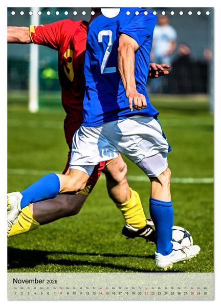 Produktbild: Fu&szlig;ballfieber extrem (Wandkalender 2026 DIN A4 hoch), CALVENDO Monatskalender