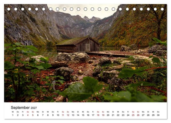 Produktbild: Berchtesgaden - Natursch&ouml;nheiten in Bayern (Tischkalender 2027 DIN A5 quer), CALVENDO Monatskalender
