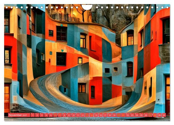 Produktbild: Das Paradies der tanzenden H&auml;user (Wandkalender 2027 DIN A4 quer), CALVENDO Monatskalender