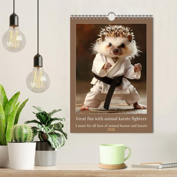 Produktbild: Great fun with animal karate fighters (Wall Calendar 2026 DIN A4 portrait), CALVENDO 12 Month Wall Calendar