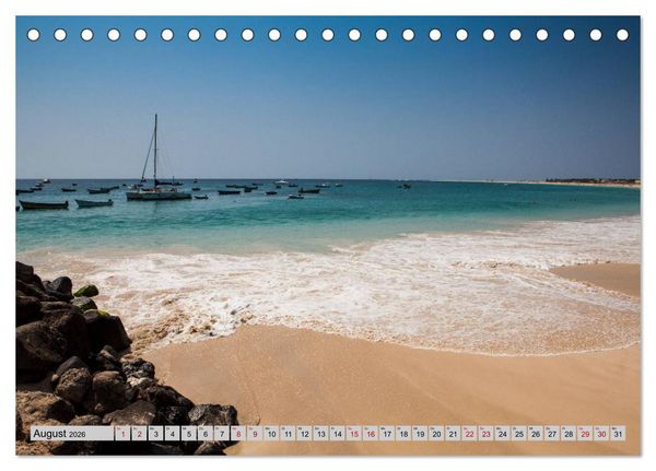 Produktbild: Sal - Strandperle der Kapverden (Tischkalender 2026 DIN A5 quer), CALVENDO Monatskalender