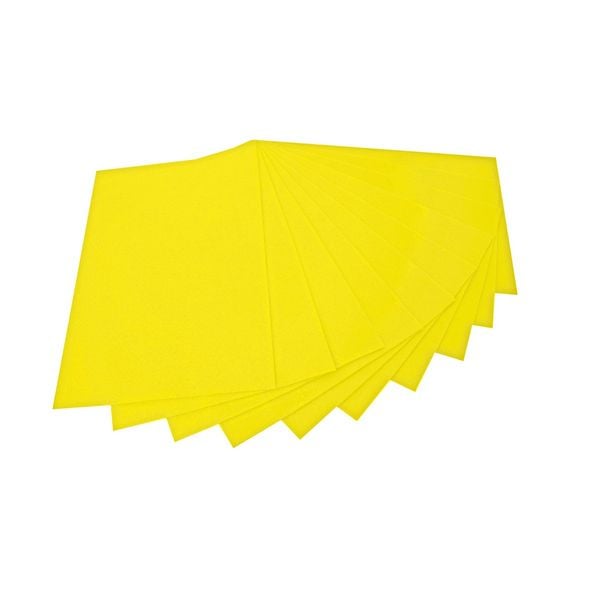Produktbild: folia Bastelfilz 150g/m&sup2; zitronengelb 20x30cm 10 Blatt