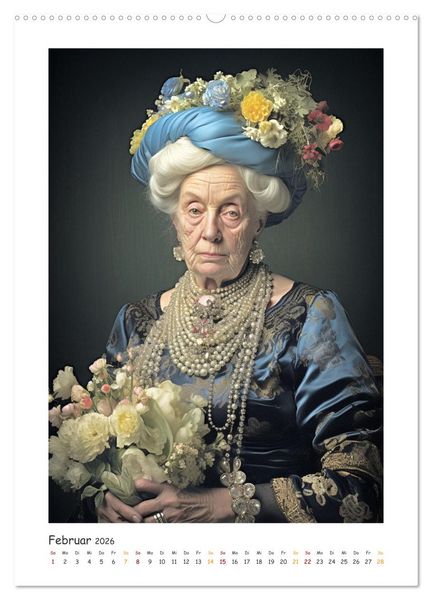 Produktbild: Au&szlig;ergew&ouml;hnliche Portraits (hochwertiger Premium Wandkalender 2026 DIN A2 hoch), Kunstdruck in Hochglanz