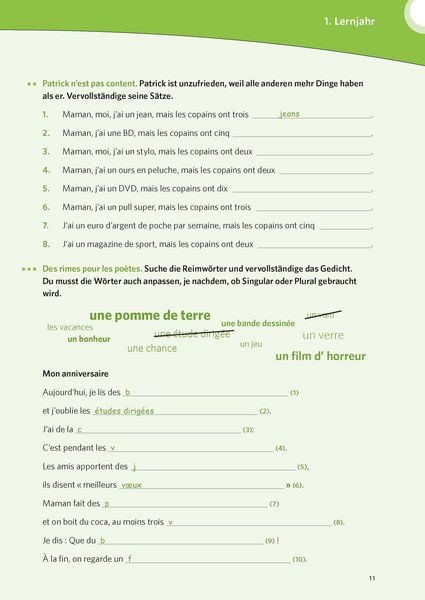 Produktbild: Das gro&szlig;e &Uuml;bungsbuch Franz&ouml;sisch 1.-4. Lernjahr