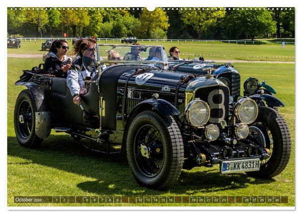 Produktbild: historical racing cars on the track (Wall Calendar 2026 DIN A2 landscape), CALVENDO 12 Month Wall Calendar
