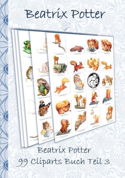 Produktbild: Beatrix Potter 99 Cliparts Buch Teil 3 ( Peter Hase )