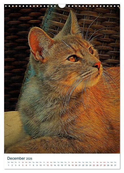 Produktbild: Umbrian Cats (Wall Calendar 2026 DIN A3 portrait), CALVENDO 12 Month Wall Calendar