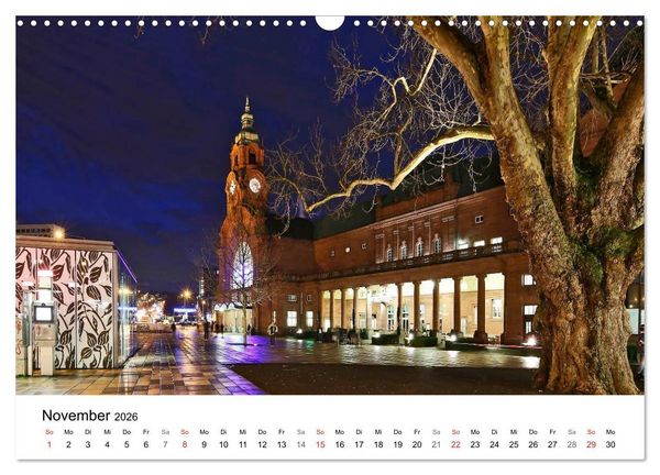 Produktbild: Highlights von Wiesbaden (Wandkalender 2026 DIN A3 quer), CALVENDO Monatskalender