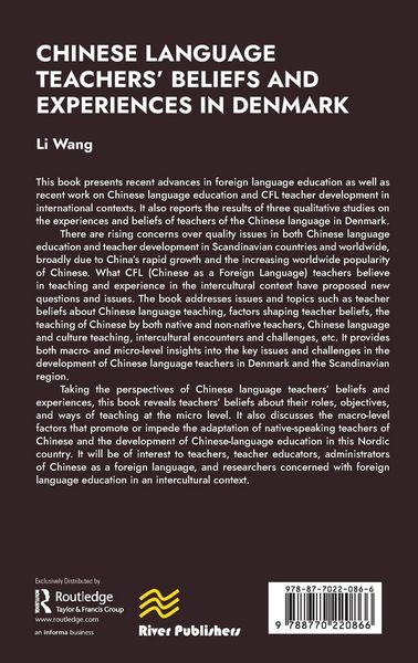 Produktbild: Chinese Language Teachers' Beliefs and Experiences in Denmark