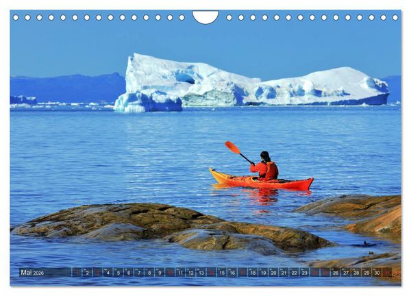 Produktbild: Gr&ouml;nland - Ilulissat und die Diskobucht (Wandkalender 2026 DIN A4 quer), CALVENDO Monatskalender