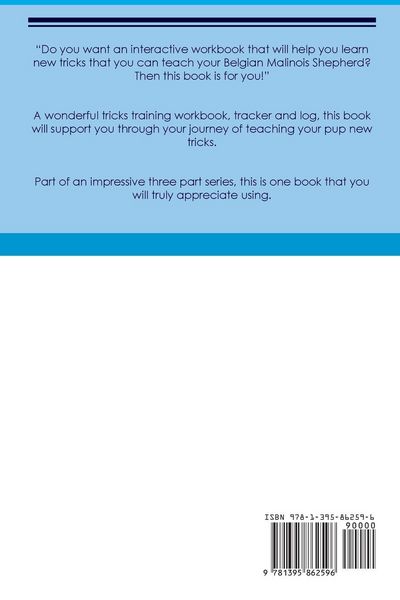 Produktbild: Belgian Malinois Shepherd Tricks Training Belgian Malinois Shepherd Tricks & Games Training Tracker & Workbook. Includes