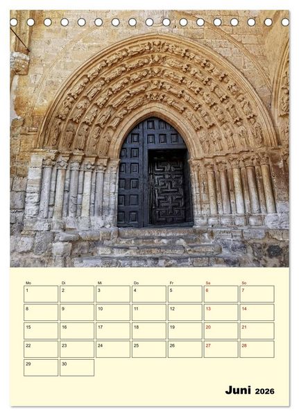 Produktbild: Buen Camino - Mein Jakobsweg - Camino Franc&eacute;s (Tischkalender 2026 DIN A5 hoch), CALVENDO Monatskalender