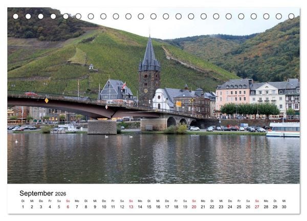 Produktbild: Bernkastel-Kues an der Mosel (Tischkalender 2026 DIN A5 quer), CALVENDO Monatskalender