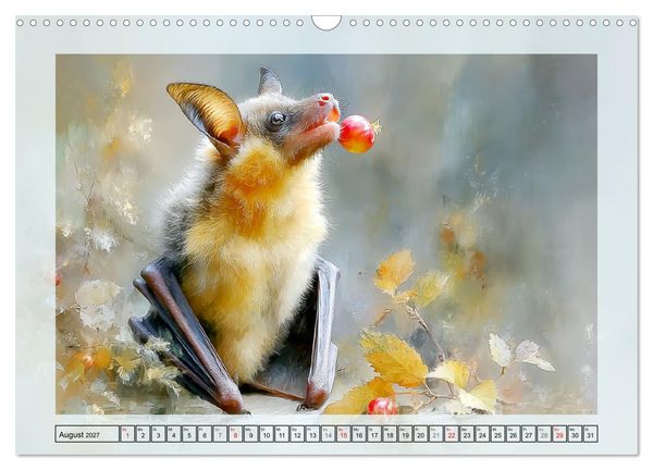 Produktbild: Flughunde. Anmut in stimmungsvollen Naturszenen (Wandkalender 2027 DIN A3 quer), CALVENDO Monatskalender