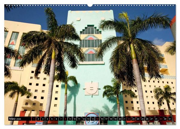 Produktbild: Miami und Florida (hochwertiger Premium Wandkalender 2026 DIN A2 quer), Kunstdruck in Hochglanz