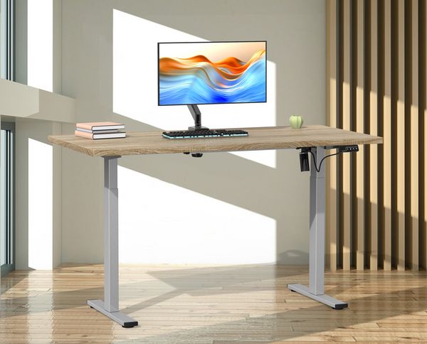 Schreibtisch höhenverstellbar Lona 140x80