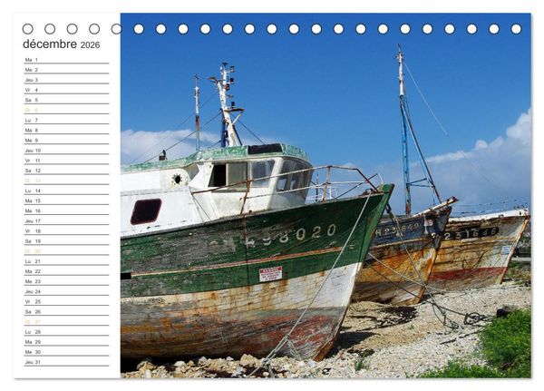 Produktbild: Bretagne Finist&egrave;re balade estivale &agrave; Camaret-sur-Mer (Calendrier de bureau 2026 DIN A5 vertical), CALVENDO calendrier mensuel