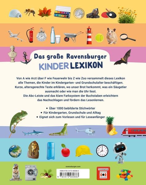 Produktbild: Ravensburger Lexika - Das gro&szlig;e Ravensburger Kinderlexikon von A bis Z