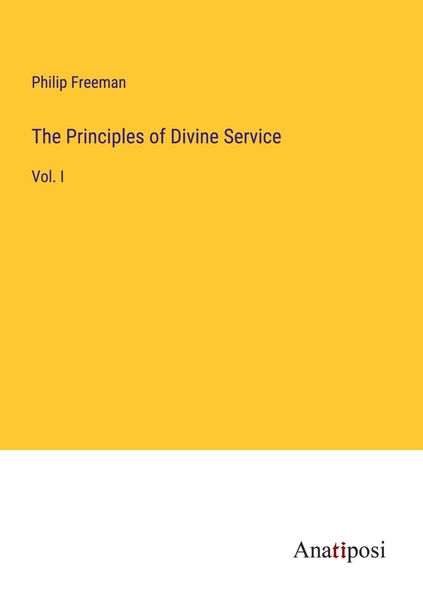 Produktbild: The Principles of Divine Service
