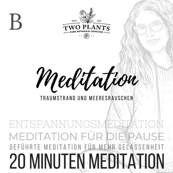 Produktbild: Meditation Traumstrand und Meeresrauschen - Meditation B - 20 Minuten Meditation