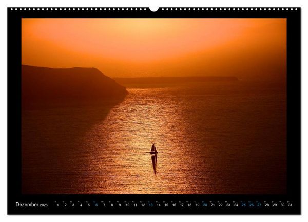 Produktbild: Santorini (hochwertiger Premium Wandkalender 2026 DIN A2 quer), Kunstdruck in Hochglanz