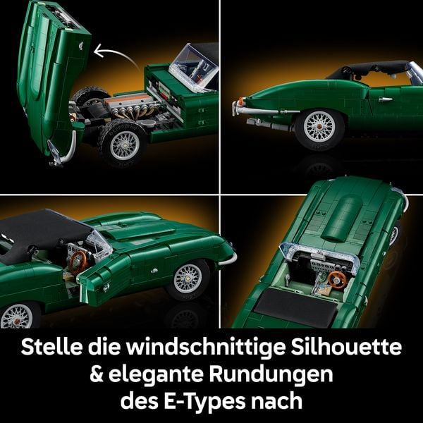 Produktbild: LEGO Icons Jaguar E-Type Modellauto f&uuml;r Erwachsene 11381
