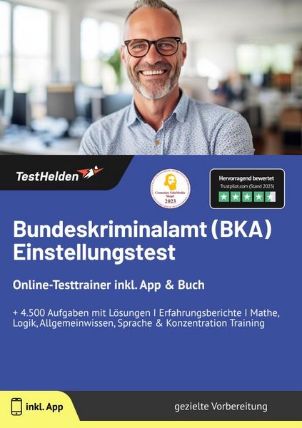 Produktbild: Bundeskriminalamt (BKA) Einstellungstest