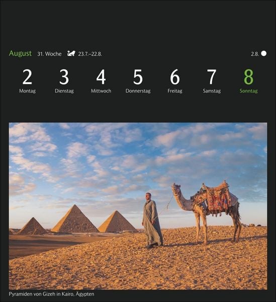 Produktbild: GEO Ferne Horizonte Postkartenkalender 2027 - Wochenkalender mit 53 Postkarten