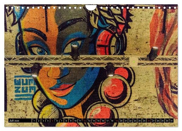 Produktbild: Street art London Michael Jaster (Wandkalender 2026 DIN A4 quer), CALVENDO Monatskalender